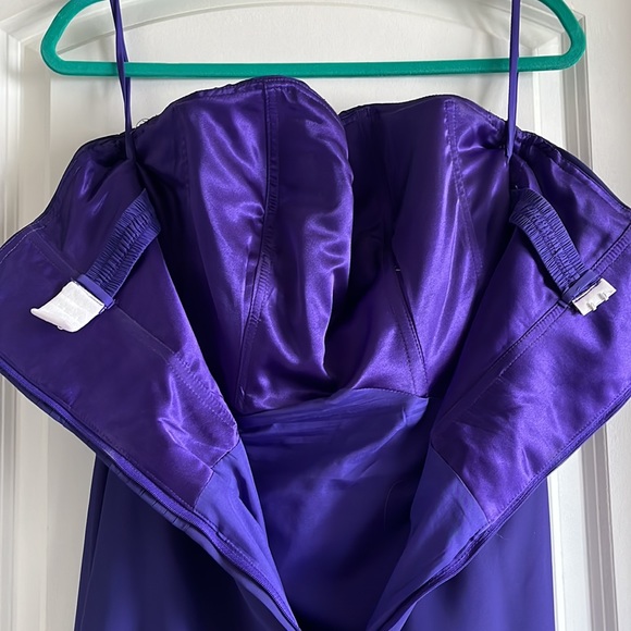 💜 Long strapless Bridesmaid Dress 💜 - Picture 4 of 5